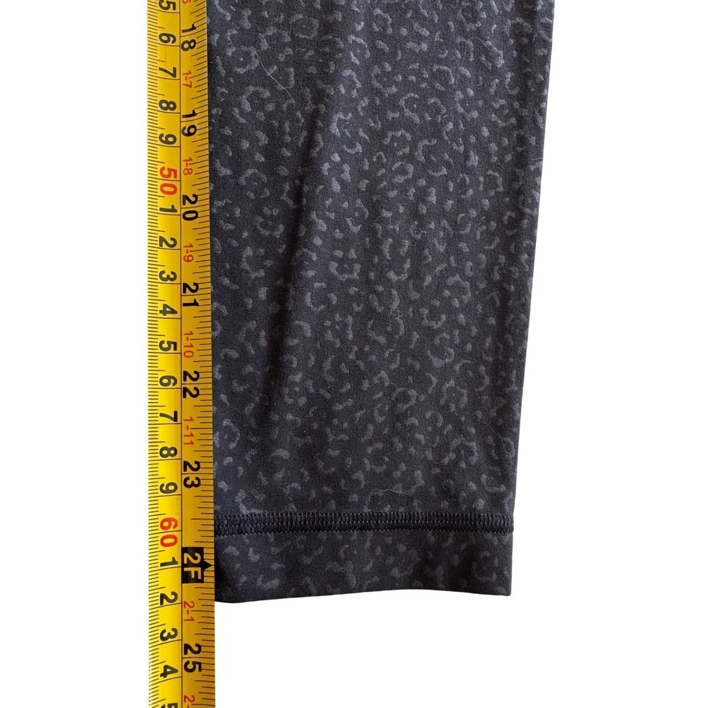 Lululemon Align High Rise Size 4 Women's RARE Leopardo  Micro  Emboss, BLACK - Picture 6 of 7